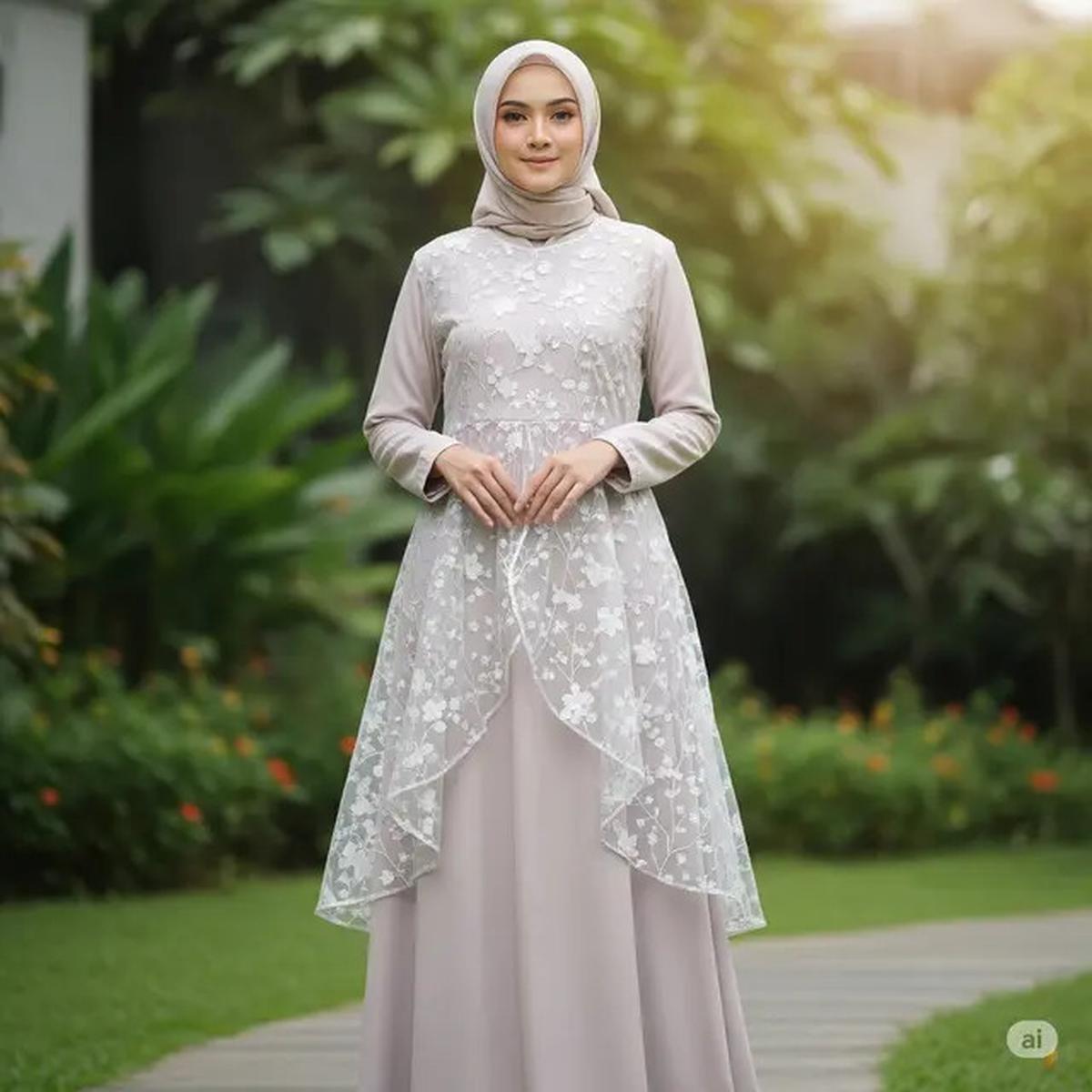 10 Gamis Muslimah Motif Bunga Besar Paling Adem 2025, Stylish &amp; Anti Gerah Sepanjang Hari