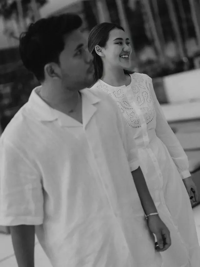 Thariq halilintar dan Aaliyah massaid. [Foto: Instagram/aaliyah.massaid]