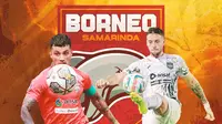 Borneo FC - Stefano Lilipaly dan Felipe Cadenazzi (Bola.com/Adreanus Titus)