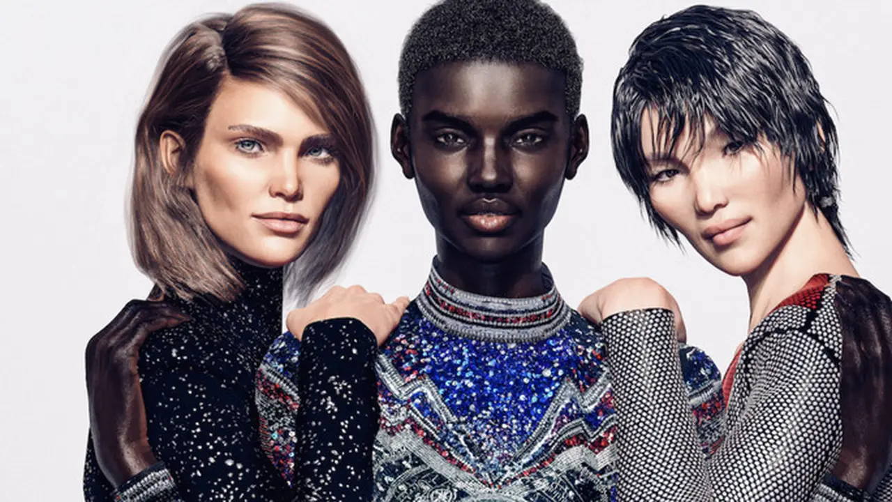 Mirip Manusia, Ini Tampilan 3 Model Terbaru Balmain