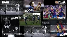 Video deretan gol-gol bersejarah Barcelona di Final Copa Del Rey sejak tahun 1952 hingga 2015.