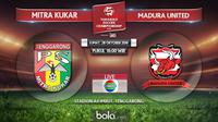 Mitra Kukar Vs Madura United (Bola.com/Adreanus Titus)
