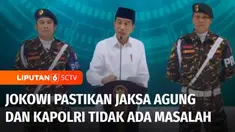 Jaksa Agung, Burhanuddin dan Kapolri, Listyo Sigit bertemu di Istana Merdeka, Jakarta, di tengah isu Jaksa Muda Tindak Pidana Khusus, Jampidsus diikuti anggota Densus 88. Presiden Jokowi menyatakan sudah memanggil Kapolri dan Jaksa Agung.