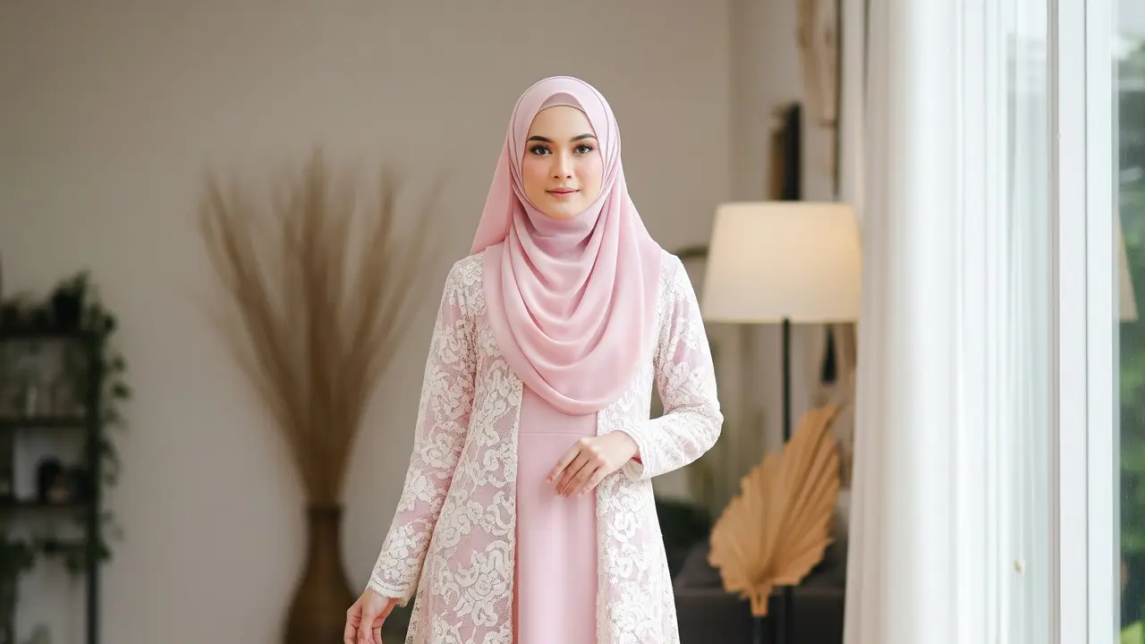 9 Model Gamis Outer Brokat Panjang, Pilihan Elegan untuk Berbagai Acara
