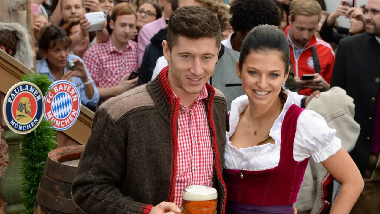 Pemain Bayern Munchen Pesta Bir di Oktoberfest 
