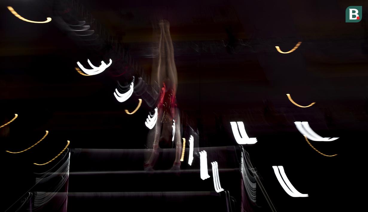 Pesenam Korea Selatan, Kim Jury, saat tampil pada Asian Games XVIII di JiExpo Kemayoran, Jakarta, Kamis (23/8/2018). (Bola.com/Vitalis Yogi Trisna)