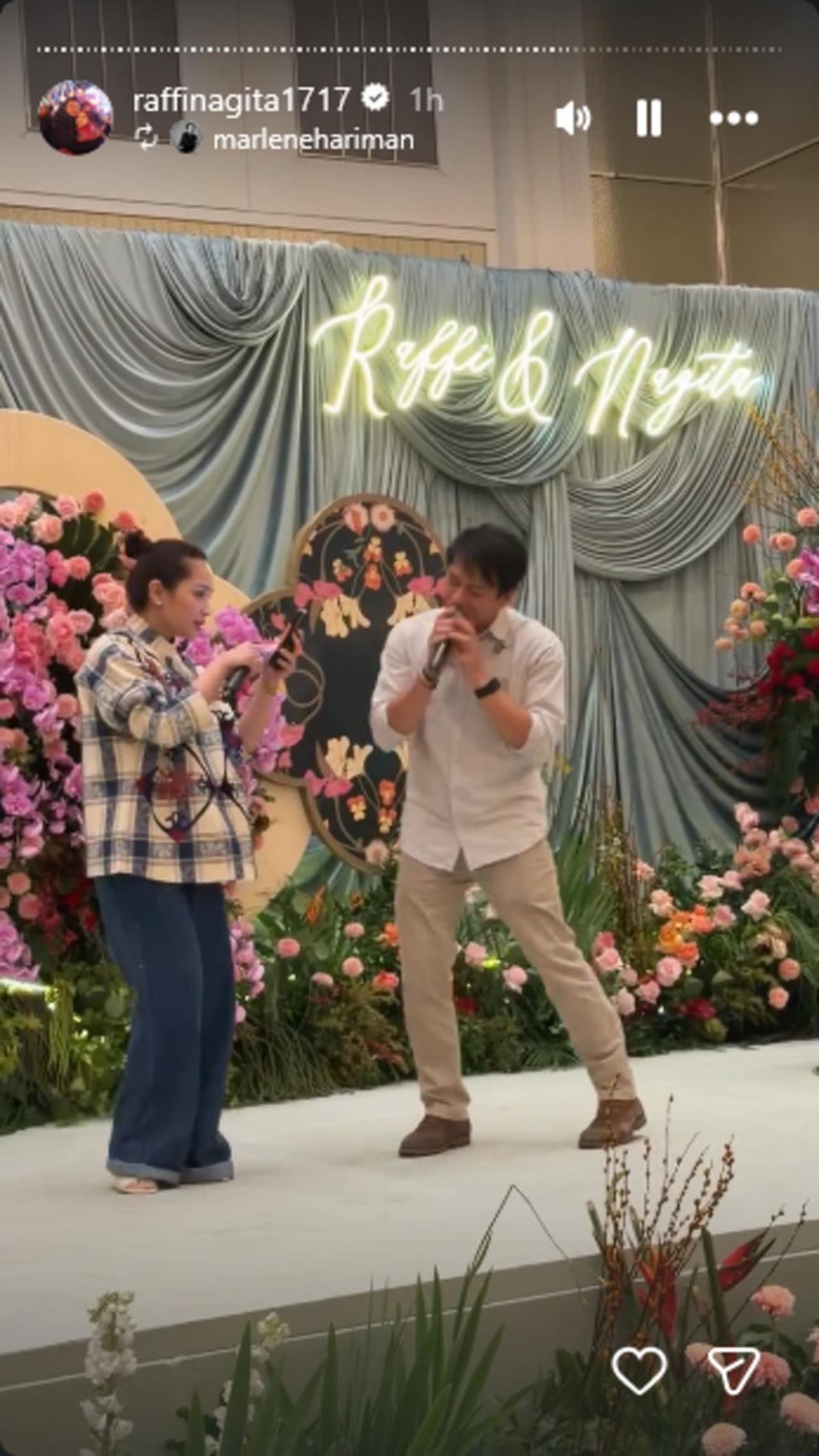 Potret Dekorasi Panggung Acara Ultah Raffi-Nagita yang Elegan dan Artistik