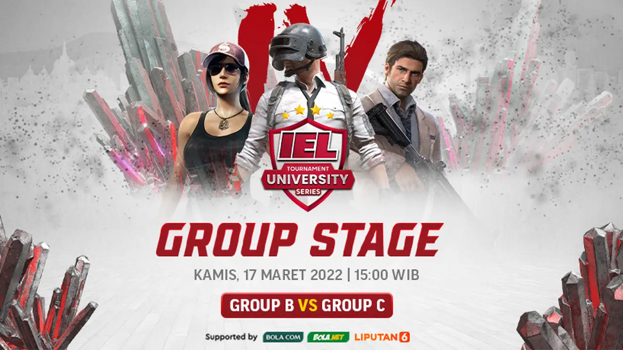 Link Live Streaming IEL University Season 4 PUBGM Group Stage Pekan Kelima di Vidio, 17 Maret 2022