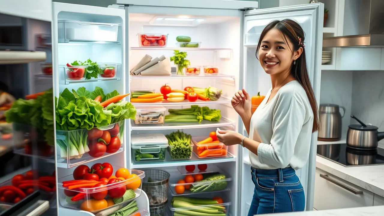 tips menyimpan sayuran di kulkas