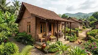 8 Inspirasi Rumah Bata Ekspos Gaya Kampung, Sederhana tapi Menawan