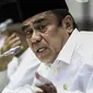 Menteri Agama Fachrul Razi saat Rapat Kerja dengan Komisi VIII DPR di Jakarta, Selasa (8/9/2020). Fachrul Razi menyatakan tidak tahu jika pernyataannya soal radikalisme masuk masjid melalui anak muda yang menguasai bahasa Arab dan good looking akan menjadi konsumsi publik. (Liputan6.com/Johan Tallo)