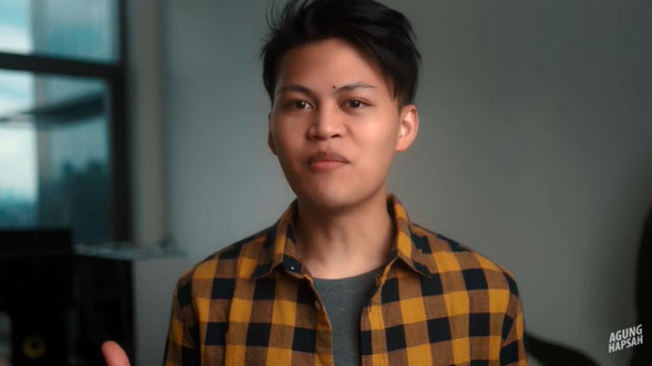 Agung Hapsah dalam video terbarunya di YouTube (Tangkapan layar YouTube Agung Hapsah)