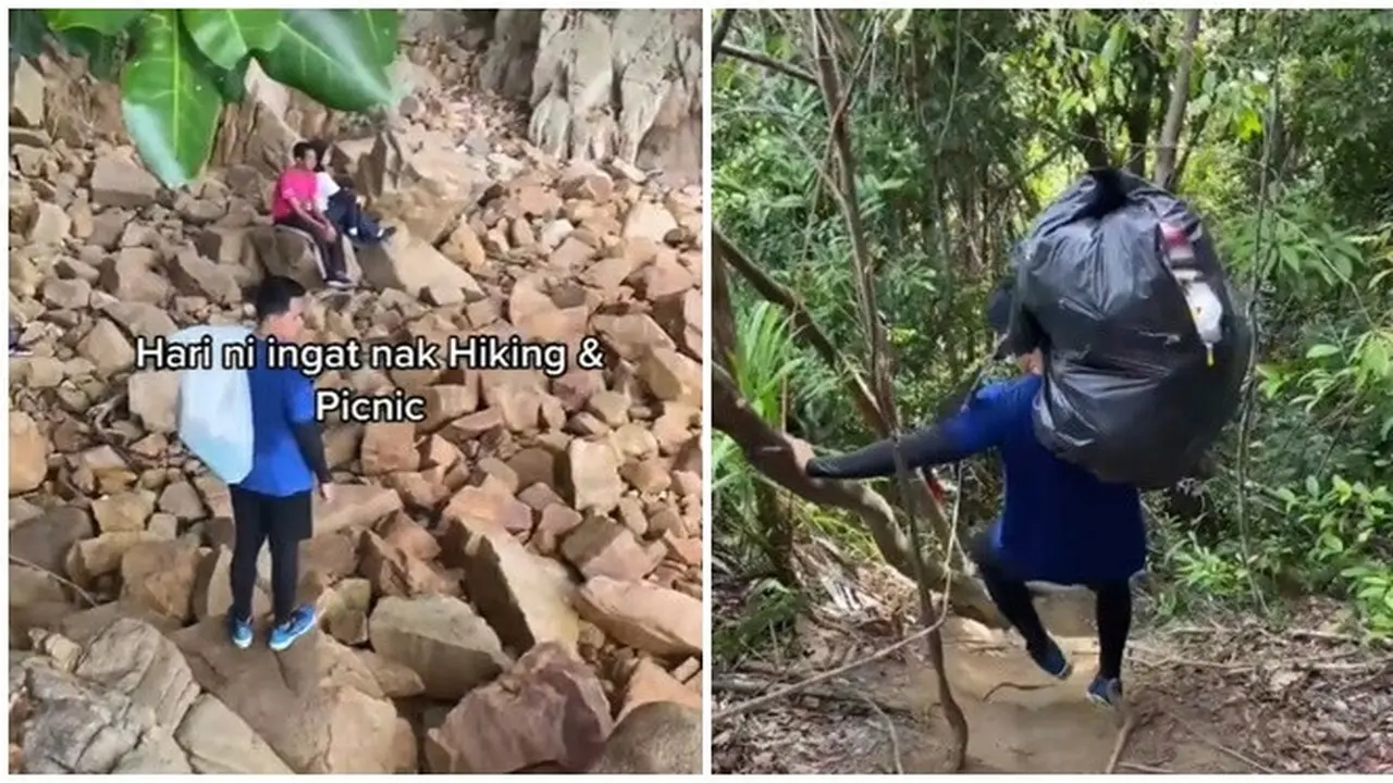 Gagal Piknik, Pria Ini Lebih Memilih Untuk Kumpulkan Sampah di Tempat Wisata