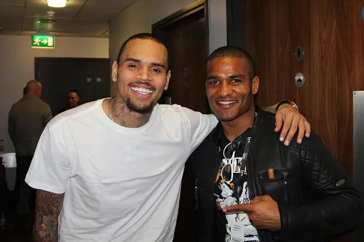 Chris Brown dan Florent Malouda @ thesun.co.uk