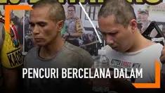 Setelah kabur selama 4 tahun, pencuri yang selalu menggunakan celana dalam di setiap aksinya akhirnya ditangkap polisi.