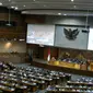 Rapat paripurna DPR masa persidangan IV tahun sidang 2016-2017, Rabu (15/3/2017). (Liputan6.com/Taufiqurrohman)