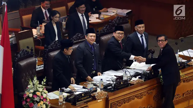DPR Sahkan Revisi Undang-Undang MD3