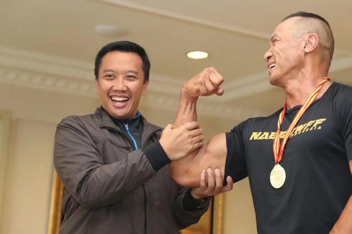 Imam Nahrawi dan Atlet Perbafi