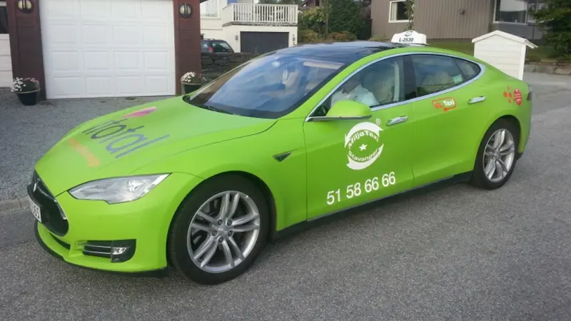 Mobil Listrik Tesla Jadi Taksi Di Norwegia