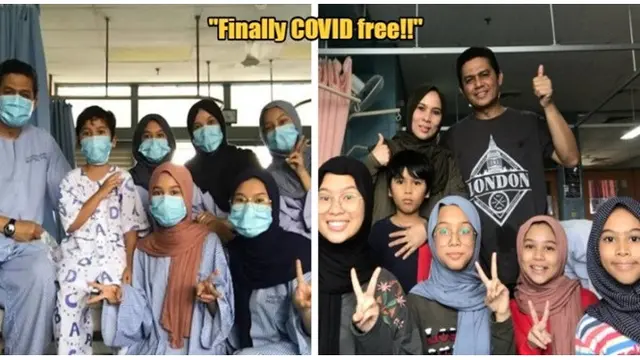 Sempat Viral, Satu Keluarga di Malaysia yang Positif  Corona Ini Dinyatakan Sembuh