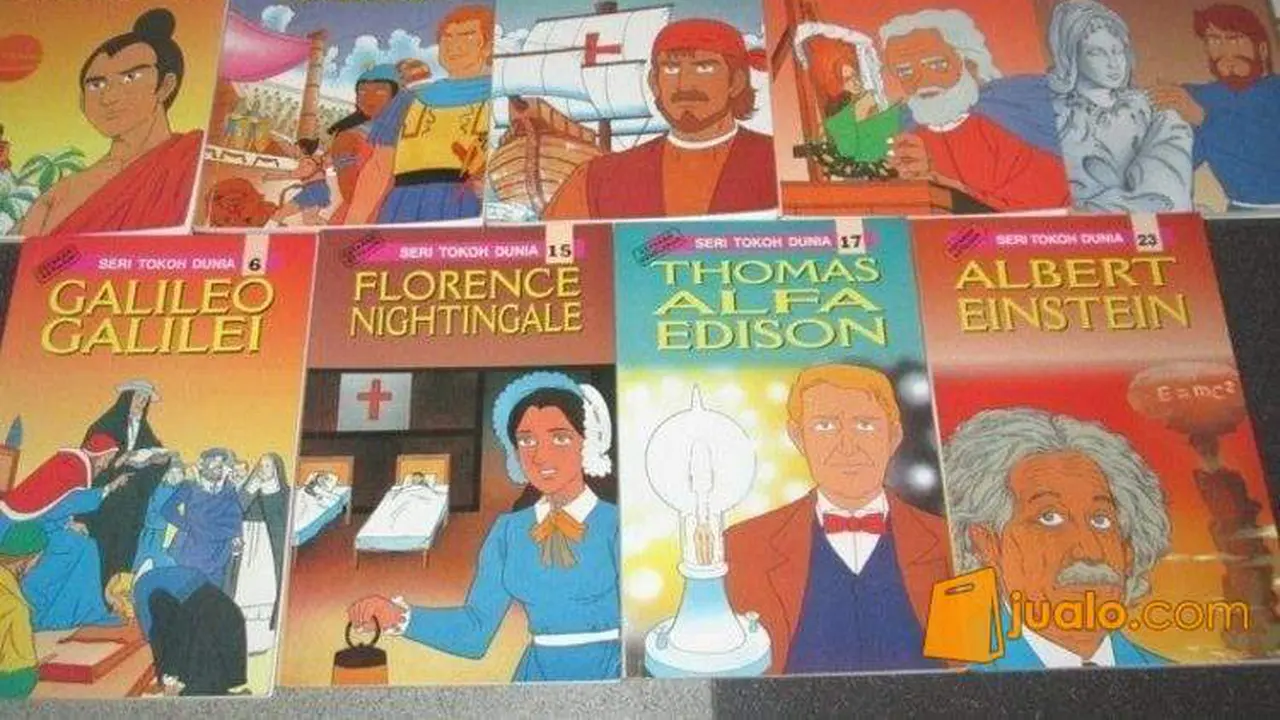 Nostalgia Bersama Buku Seri Tokoh Dunia yang Biasa Kamu Baca
