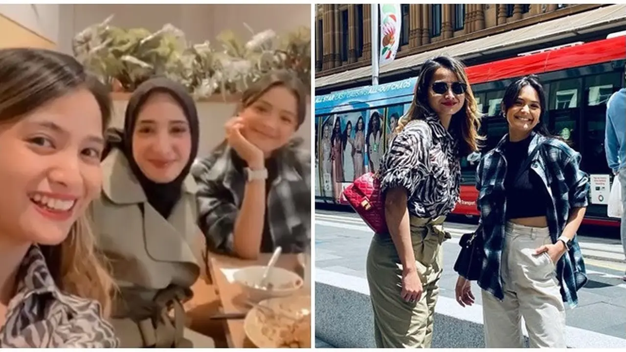 Sama-Sama di Australia, Ini 6 Momen Temu Kangen Acha Septriasa dan Amanda Rawles