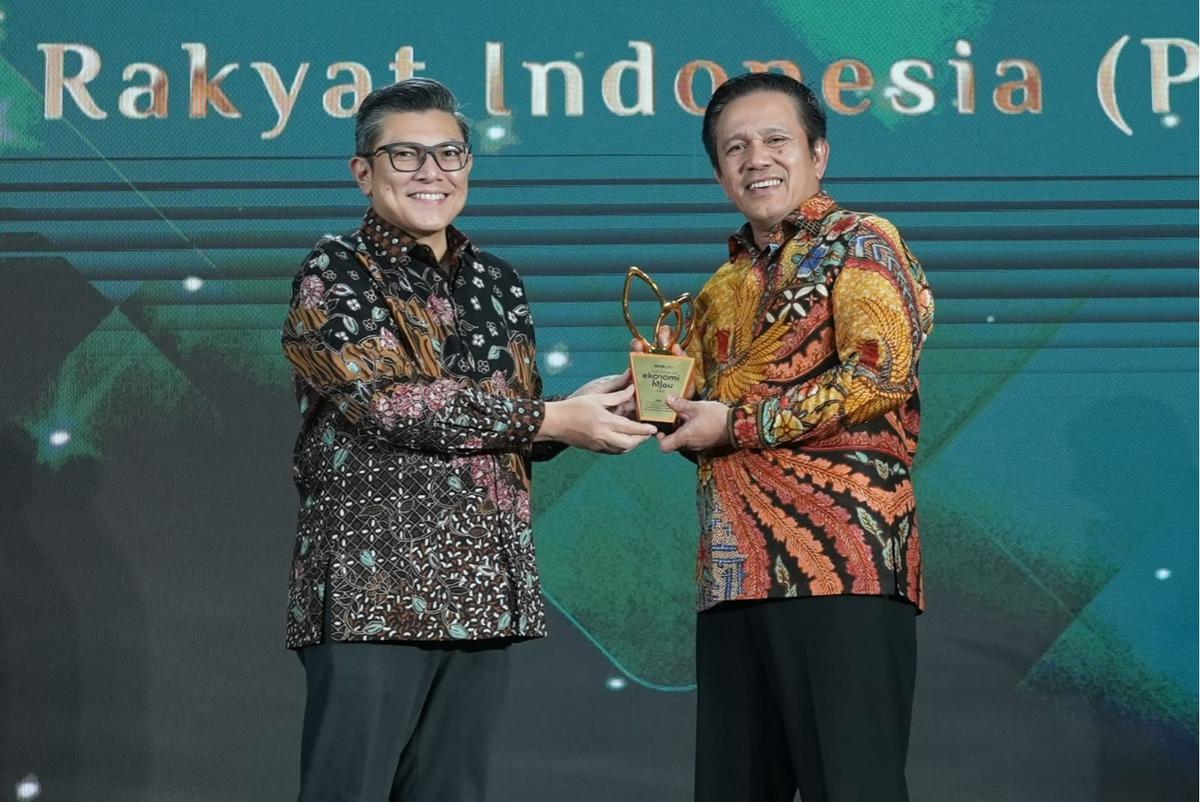 BRI Peroleh Anugerah Ekonomi Hijau atas Pemberdayaan UMKM