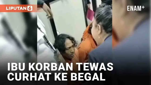 Momen ibu curhat di depan pelaku begal viral di media sosial. Seorang ibu menangis pilu di depan tiga pelaku yang tertangkap. Ia tak kuasa menahan sedihnya karena sang anak tewas di tangan ketiga pelaku yang beraksi di Bekasi.