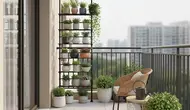 7 Model Rak Tanaman untuk Balkon Sempit, Bikin Koleksi Lebih Rapi dan Hemat Tempat