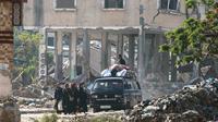 Israel terus melanjutkan serangan ke wilayah Gaza sejak kali pertama konflik memanas pada 7 Oktober 2023. (Bashar TALEB/AFP)