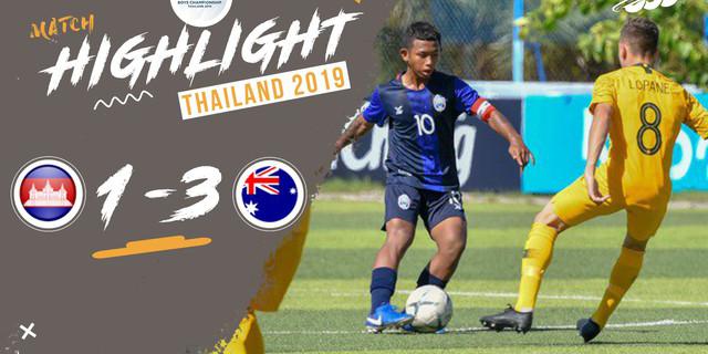 VIDEO: Highlight Piala AFF U-15 2019, Kamboja Vs Australia 1-3