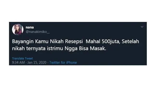 Cuitan Kocak Saat Bayangin ‘Nikah 500 Juta’ Ini Sukses Bikin Cengar Cengir