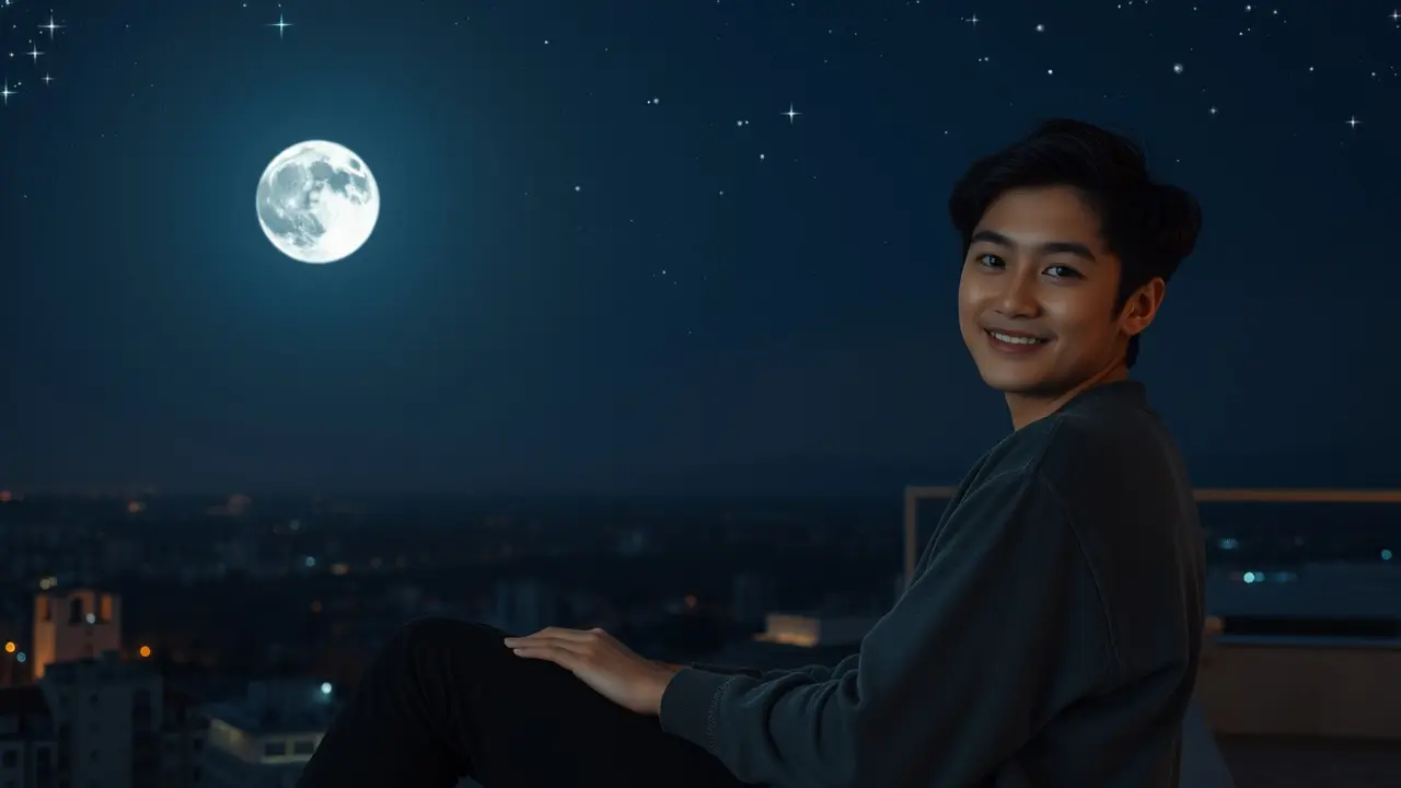 caption kata kata malam hari