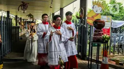 Diketahui, Gereja Katedral menyediakan 3.172 kursi bagi jemaat di perayaan Natal 2023. (Liputan6.com/Herman Zakharia)