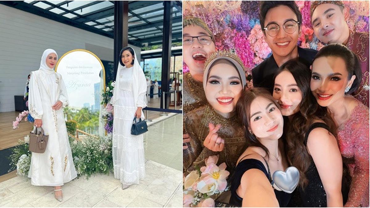 6 Potret Tamu Artis di Pernikahan Anak Nunu Datau, Juliana Moechtar hingga Natasha Wilona