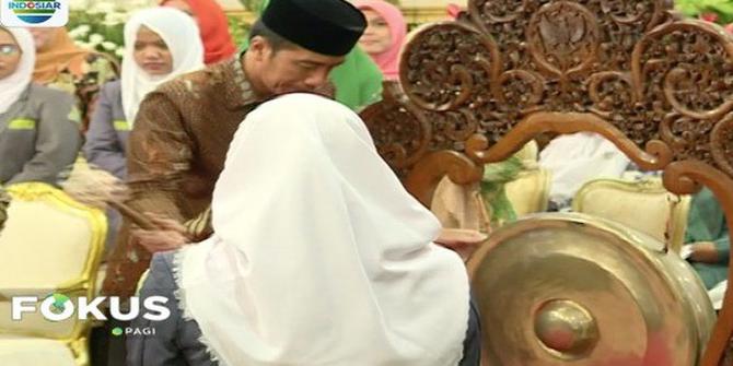 Jokowi Buka Kongres Pelajar Nahdlatul Ulama