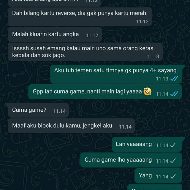 7 Chat Ribut Sama Pacar Karena Game Ini Bikin Nyesek, Ada yang Putus