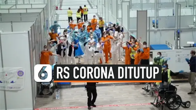 VIDEO: RS Corona Ditutup, Begini Serunya Selebrasi Tim Medis