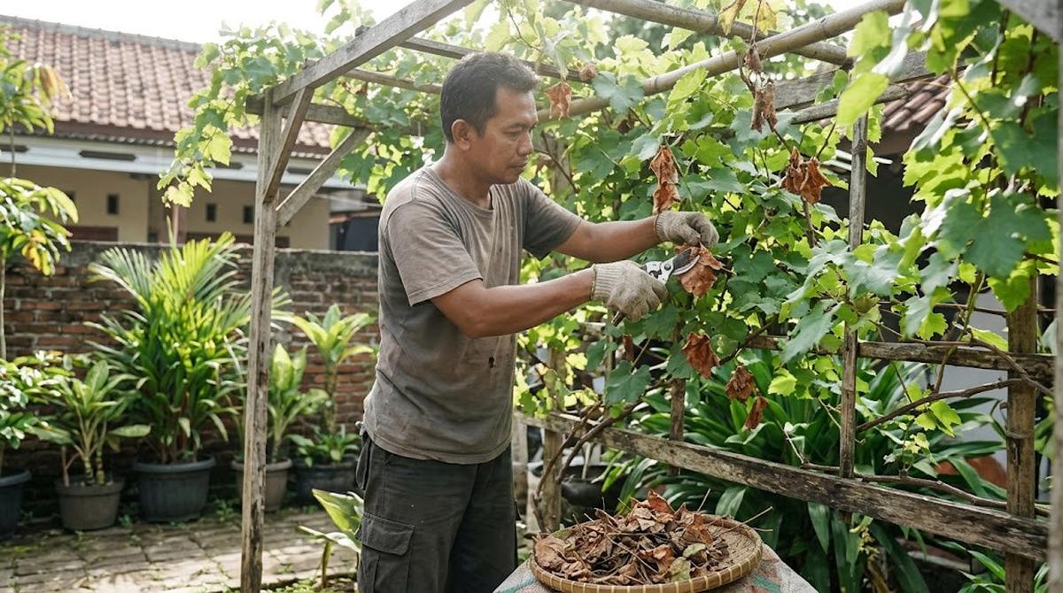 Pemangkasan Sanitasi Rutin