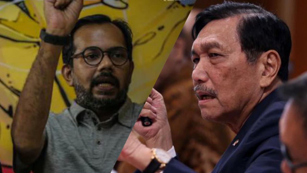 Haris Azhar dan Luhut Binsar Panjaitan