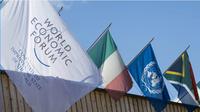 Bendera World Economic Forum (WEF). Dok:&nbsp;Situs resmi WEF