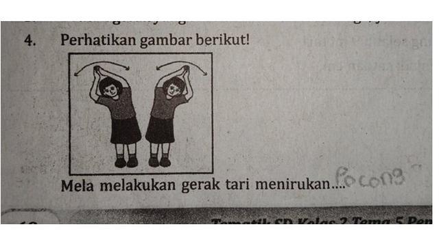 6 Soal Ujian Bergambar Nyeleneh Ini Tidak Jelas, Bikin Siswa Jadi Bingung