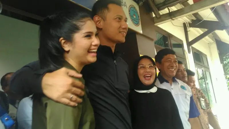 Agus Harimurti dan Sylviana Murni di BNN