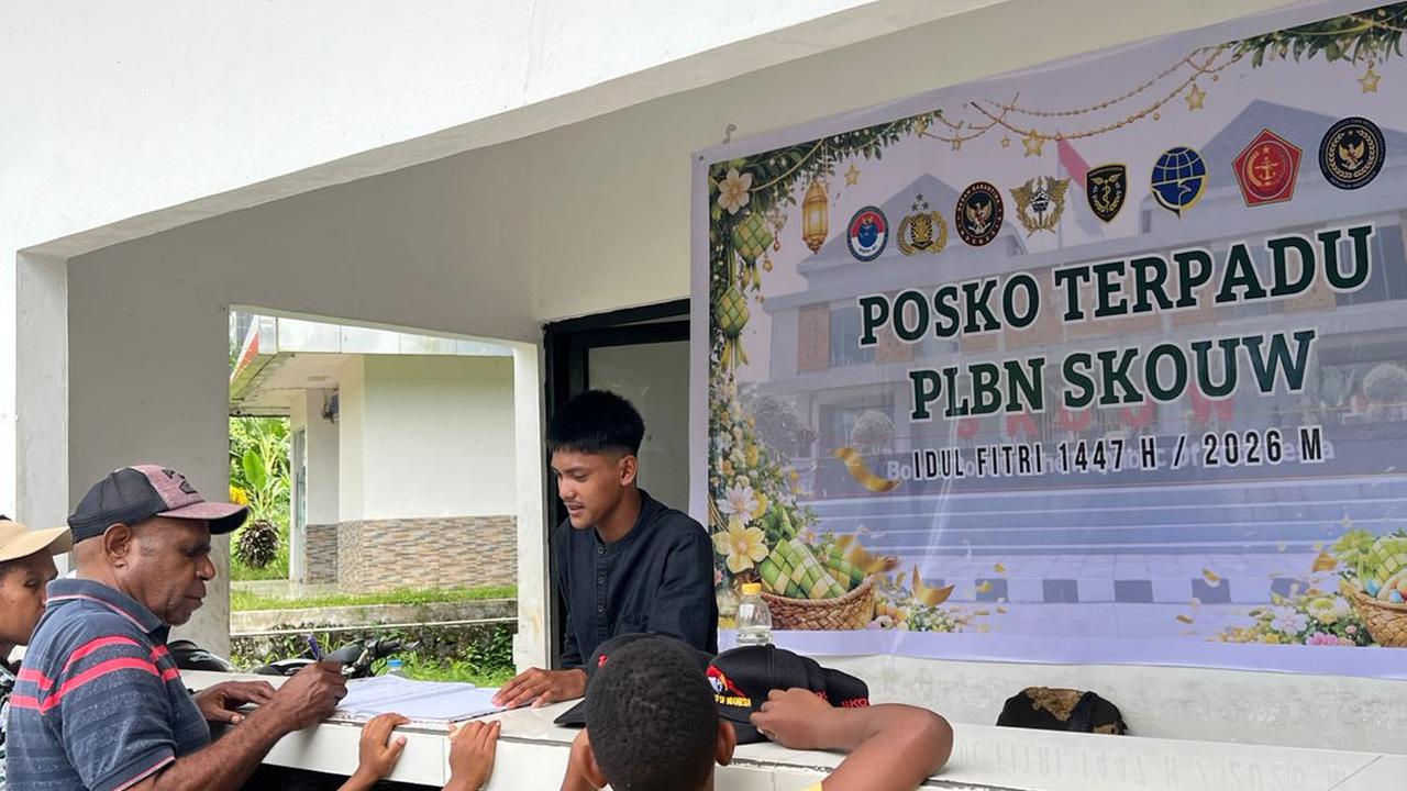 Antisipasi Arus Lebaran dan Wisatawan, PLBN Skouw Siagakan Posko Layanan Terpadu Idulfitri 1447 H