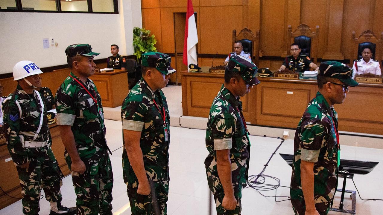 FOTO: Sidang Perdana Kasus Penyiraman Air Keras Aktivis HAM