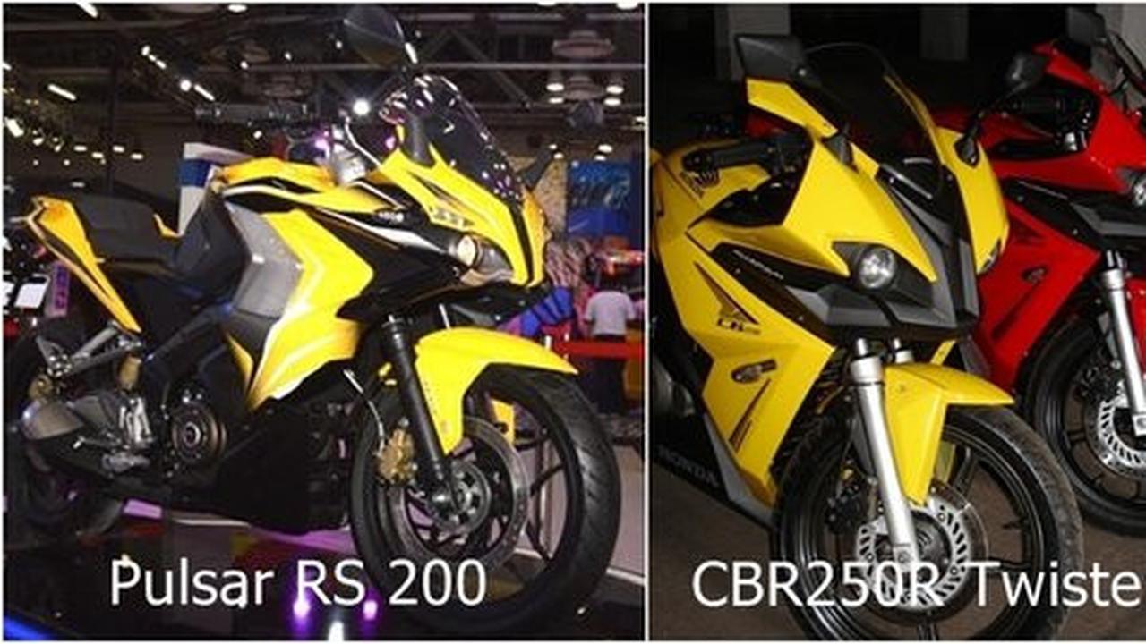 Bajaj Pulsar RS 200 tiru desain Honda CBR250R?