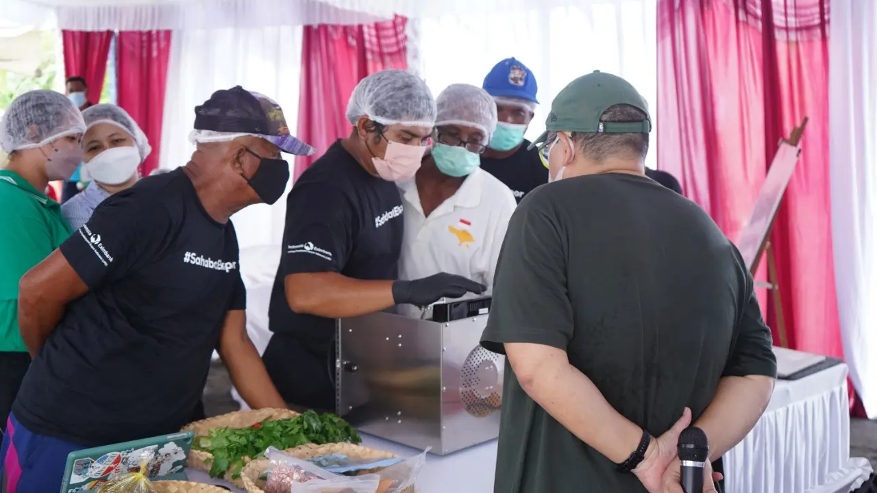 LPEI gelar pelatihan bagi para petani garam di Desa Kusamba, Kabupaten Klungkung, Bali.