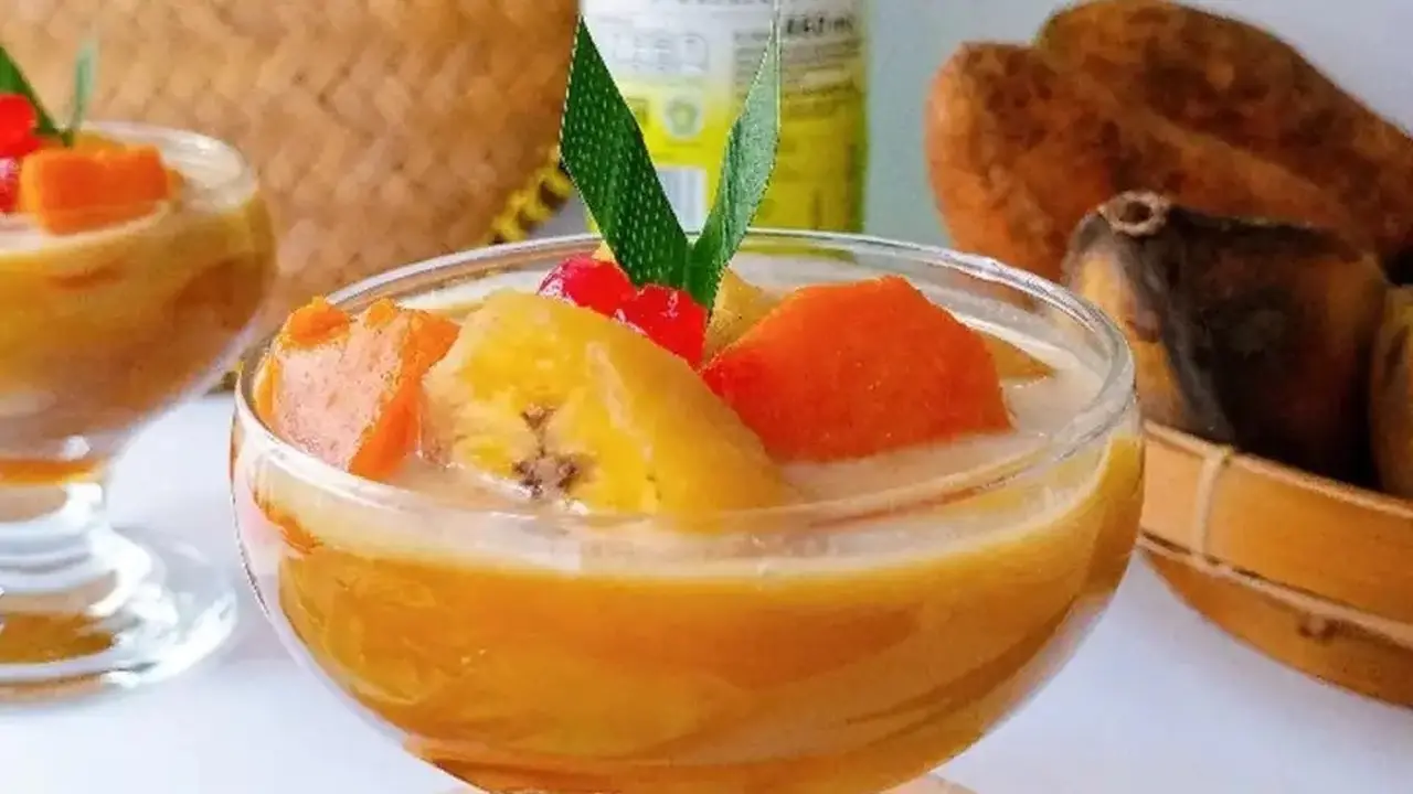 Kolak Melon Ubi Oranye