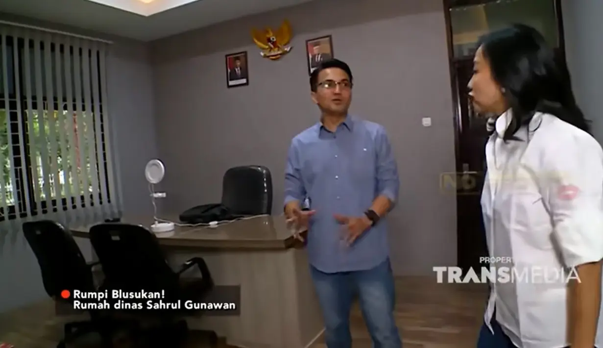 Rumah Dinas Sahrul Gunawan (Youtube/TRANS TV Official)