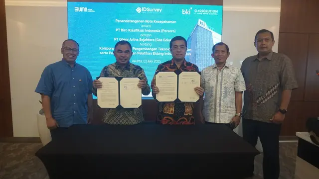 BKI menjalin kerja sama strategis dengan perusahaan lokal, PT Gheni Artha Sejahtera (Gas Solution), dalam upaya memperkuat riset dan pengembangan teknologi perkapalan